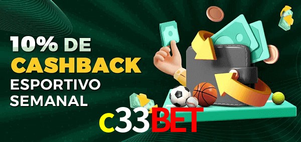 10% de bônus de cashback na c33bet